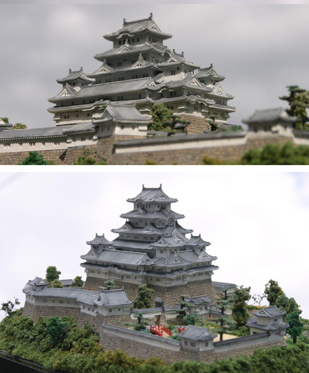 1/360 童友社 安土城 ライトアップ 完成品